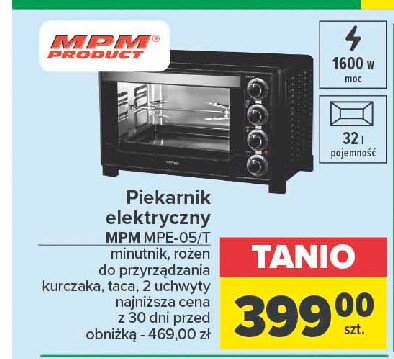 Piekarnik mpe-05/t Mpm product promocja