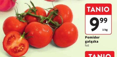Pomidor gałązka luz promocja w Intermarche