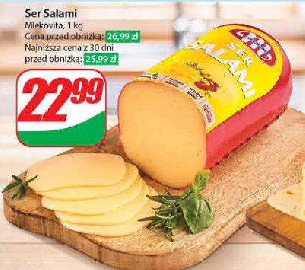 Ser salami Mlekovita promocja