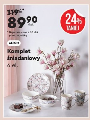 Komplet śniadaniowy Altom 6 el. promocja w Biedronka