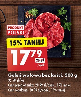 Goleń wołowa bez kości promocja