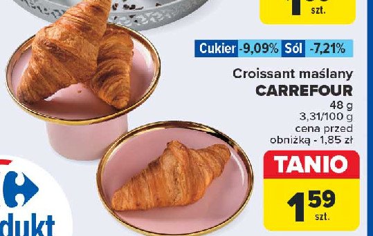 Croissant maślany Carrefour promocja