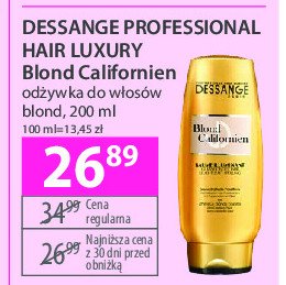 Odżywka do włosów blond Dessange paris blond californien Dessagne promocja