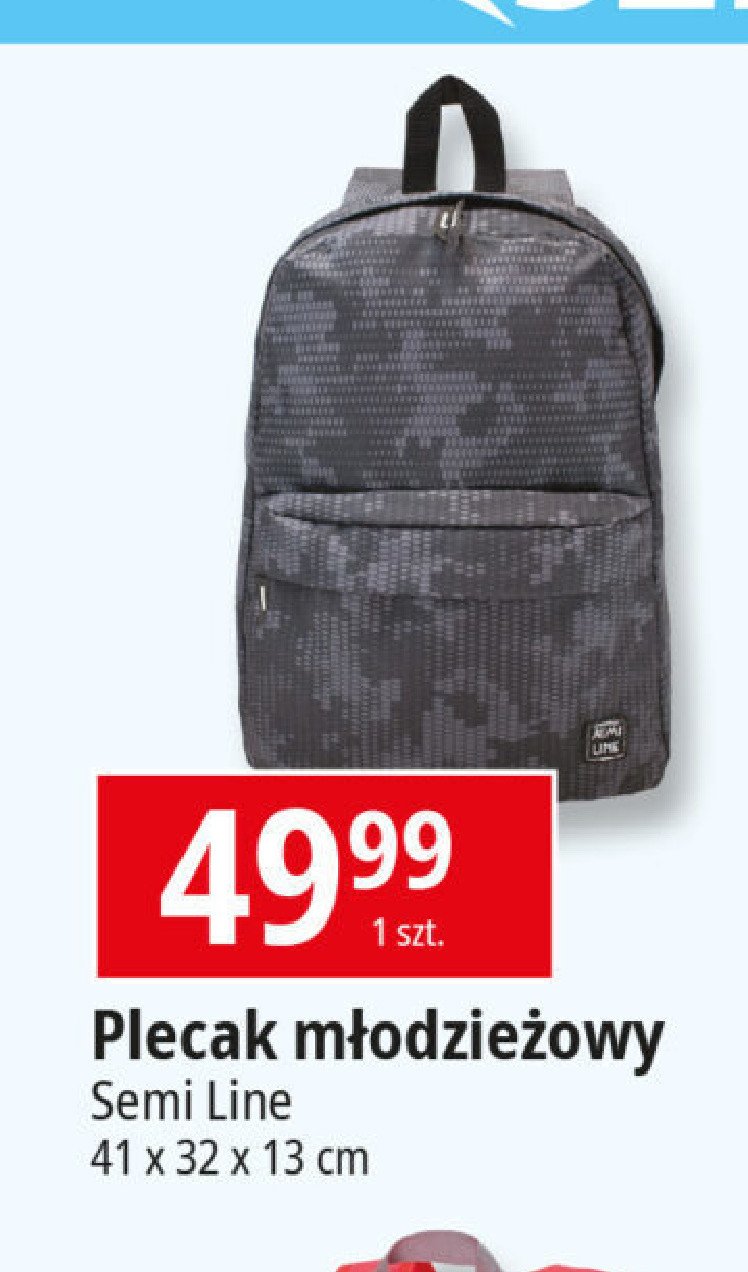 Plecak geometryczny print Semi line promocja