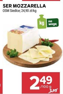 Ser Mozzarella OSM Siedlec promocja w Stokrotka