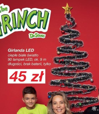 Girlanda LED ciepłe białe światło 90 lampek LED promocja w KiK