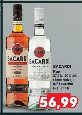 Rum Bacardi spiced promocja