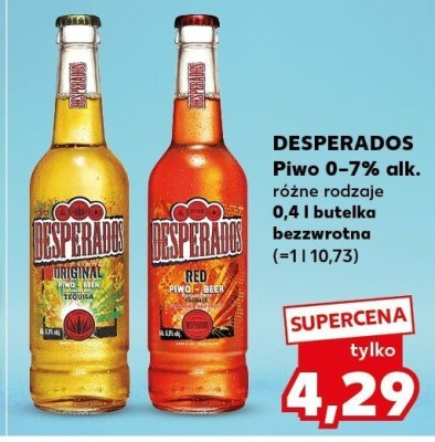 Piwo Desperados  promocja w Kaufland