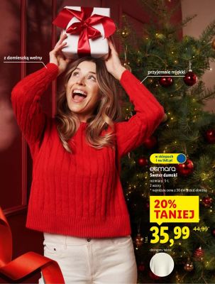 Sweter damski  promocja w Lidl