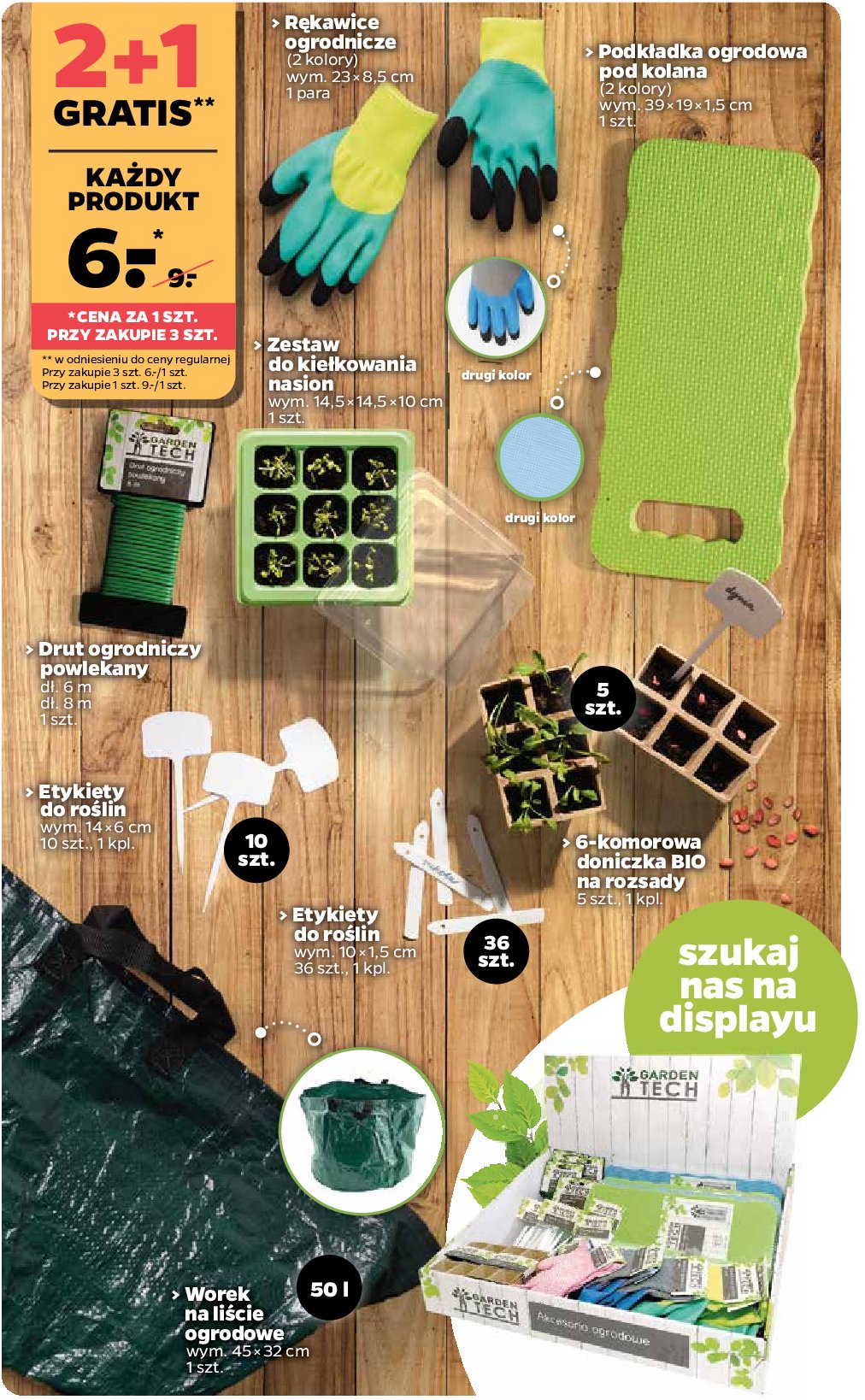 Drut ogrodowy 6 m Garden star promocja