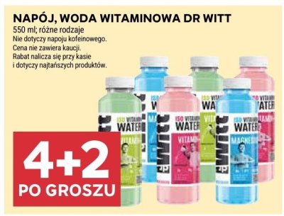 Napój, woda witaminowa Dr Witt 550 ml różne rodzaje promocja w Stokrotka