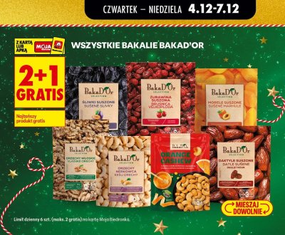 Morele suszone BakaD'or promocja w Biedronka