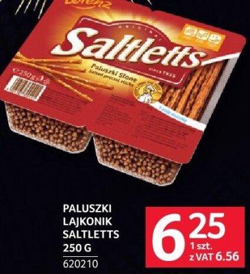 Paluszki Lajkonik Saltletts 250 g promocja w Selgros