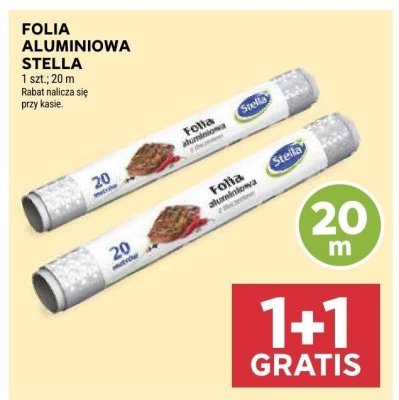 Folia aluminiowa Stella promocja w Stokrotka