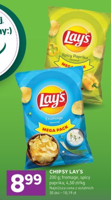 Chipsy spicy papryka Mega Pack Lay's promocja w Stokrotka