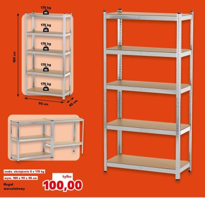 Regał warsztatowy promocja w Kaufland