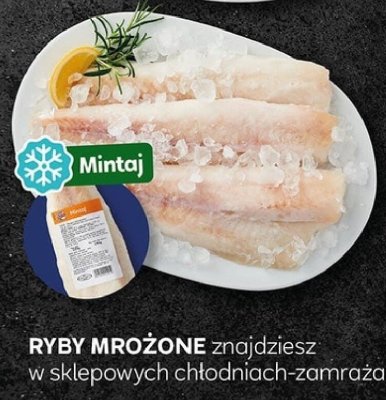 Ryby mrożone Mintaj promocja w Stokrotka