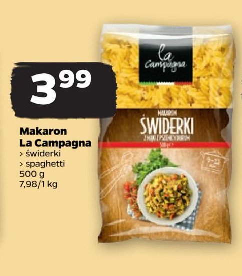 Makaron spaghetti La campagna promocja