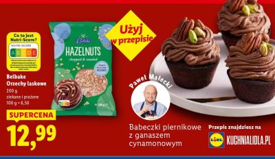 Orzechy laskowe Belbake promocja w Lidl