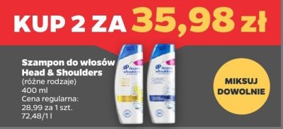 Szampon do włosów różne rodzaje promocja w Netto