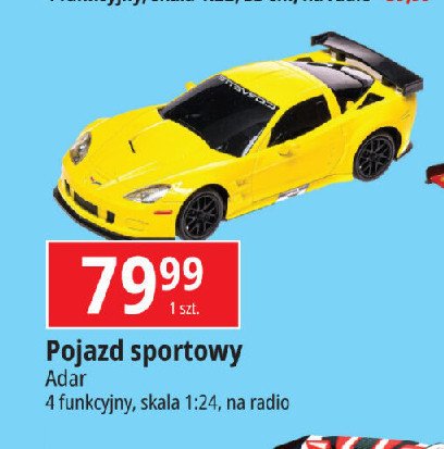 Pojazd sportowy 4 funkcyjny 1:24 Adar promocja w Leclerc