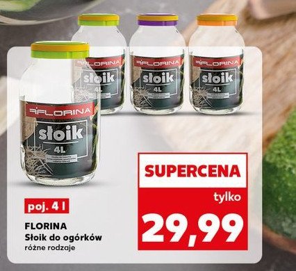 Słoik do ogórków 4 l Florina (florentyna) promocja
