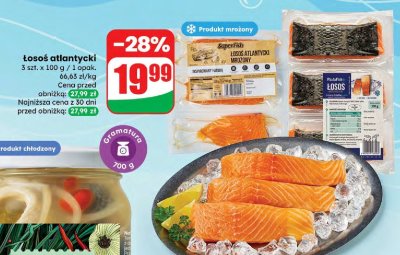 Łosoś atlantycki Wiodąca marka ronde des mers promocja w Dino