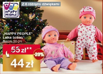 HAPPY PEOPLE Lalka Bobas promocja w Woolworth