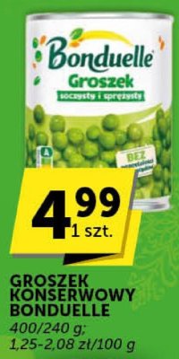 Groszek konserwowy Bonduelle promocja w ABC