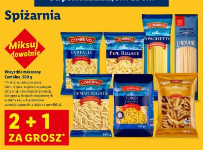 Makaron Torti 3 Minutes 2+1 gratis promocja w Lidl