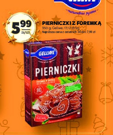 Pierniczki świąteczne Gellwe promocja