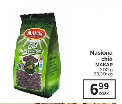 Nasiona chia bio Makar promocja