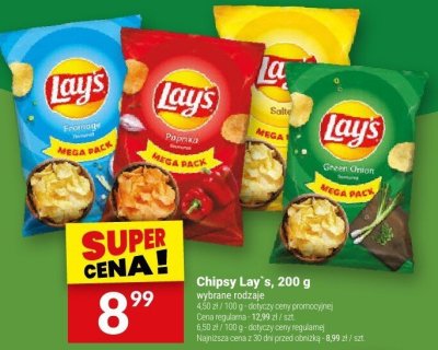 Chipsy Lay's, 200 g promocja w Twój Market