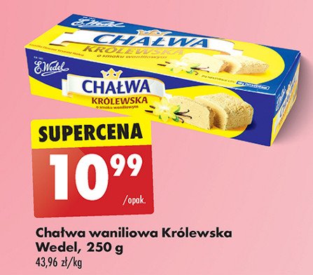 Chałwa waniliowa E. wedel królewska promocja