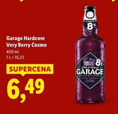 Piwo Garage Hardcore Very Berry Cosmo promocja w Lidl