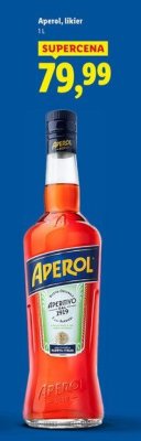 Likier Aperol 1 l promocja w Lidl