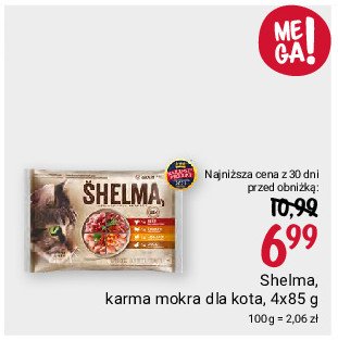 Karma dla kota kurczak wołowina indyk i kaczka Shelma promocja