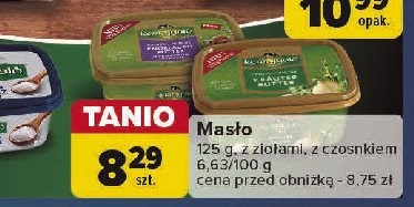 Masło z czosnkiem Kerrygold masło irlandzkie promocja