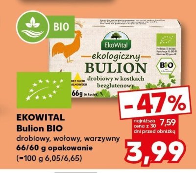 Bulion BIO wołowy promocja w Kaufland