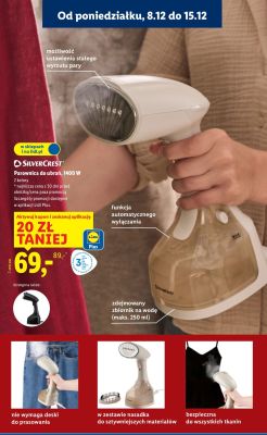 Parownica do ubrań SilverCrest 1400 W promocja w Lidl