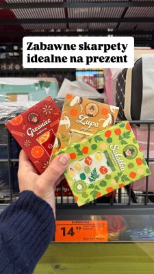 Skarpety Sałatka jarzynowa promocja w Biedronka