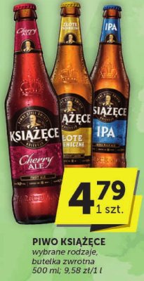 Piwo Książęce ciemne łagodne promocja w Groszek