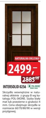 Drzwi wewnętrzne INTERSOLID 02S6  promocja w Dobre Dla Domu