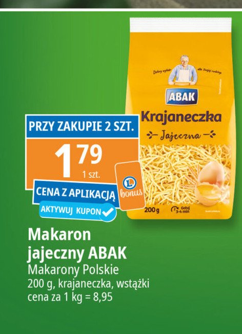 Makaron krajaneczka ABAK promocja