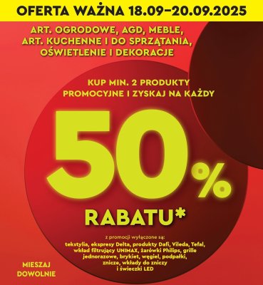 Artykuły ogrodowe, AGD, meble, artykuły kuchenne i do sprzątania, oświetlenie i dekoracje Biedronka promocja w Biedronka