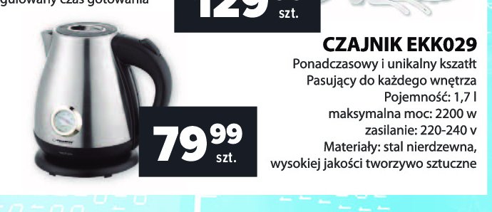 Czajnik ekk029 Esperanza promocja