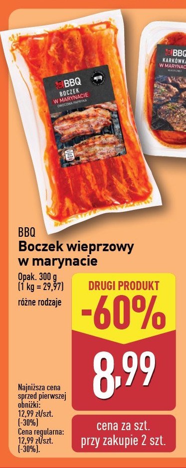 Boczek wieprzowy w marynacie Bbq promocja