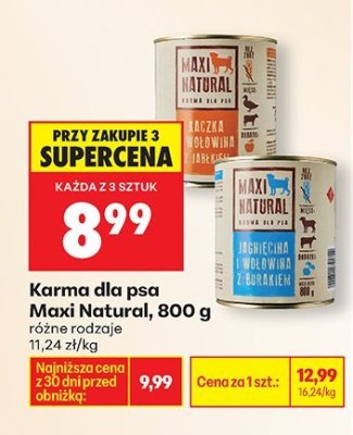 Karma dla psa, 800 g różne rodzaje promocja w Biedronka