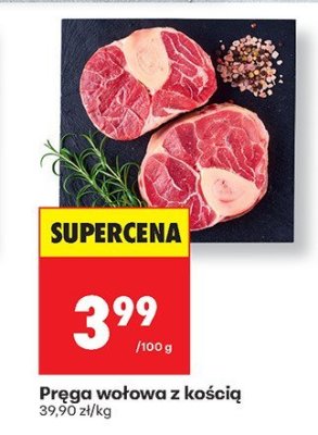 Pręga wołowa z kością promocja w Biedronka