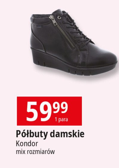 Półbuty damskie Kondor promocja w Selgros